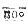 iiyama ProLite T2755MSC-B1 datora monitors 68,6 cm (27 colli) 1920 x 1080 pikseļi Full HD LED Skārienjūtīgs Galda virsmas Melns