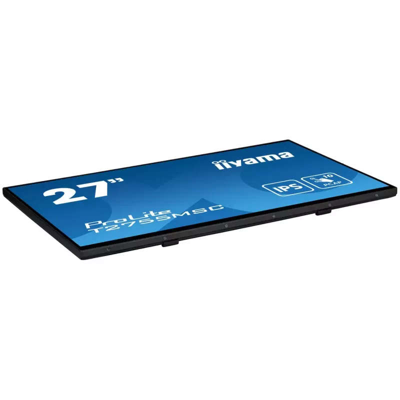 iiyama ProLite T2755MSC-B1 datora monitors 68,6 cm (27 colli) 1920 x 1080 pikseļi Full HD LED Skārienjūtīgs Galda virsmas Melns