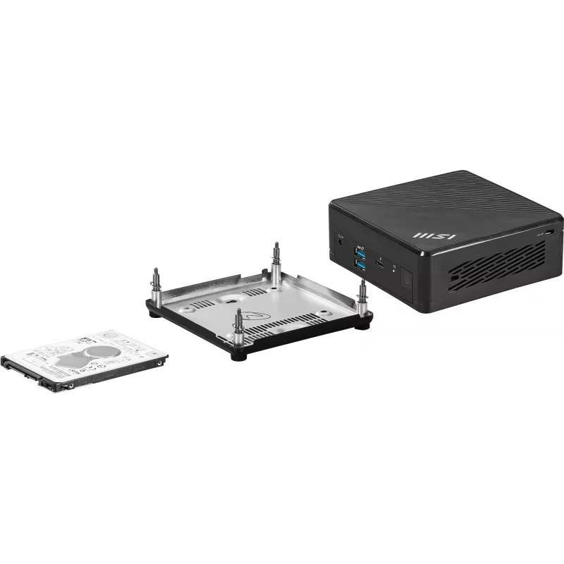 MSI Cubi 5 12M-022BDE 0.66L izmēra dators Melns i3-1215U