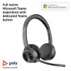 HP Poly Voyager 4320 Microsoft Teams sertificēta USB-A austiņa + BT700 dongle