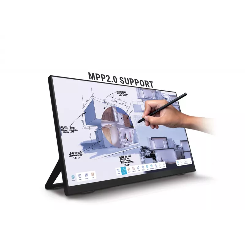 iiyama ProLite T2255MSC-B1 datora monitors 54.6 cm (21.5 collu) 1920 x 1080 pikseļi Full HD LCD skārienekrāns Melns