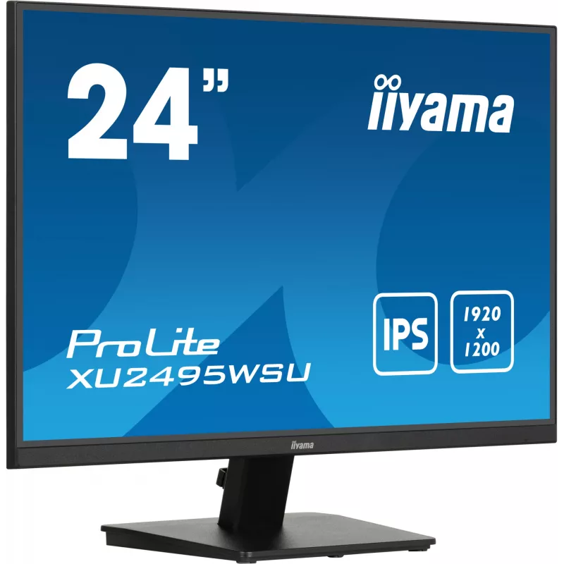 iiyama ProLite XU2495WSU-B7 datora monitors 61 cm (24 collas) 1920 x 1200 pikseļi WUXGA LED melns