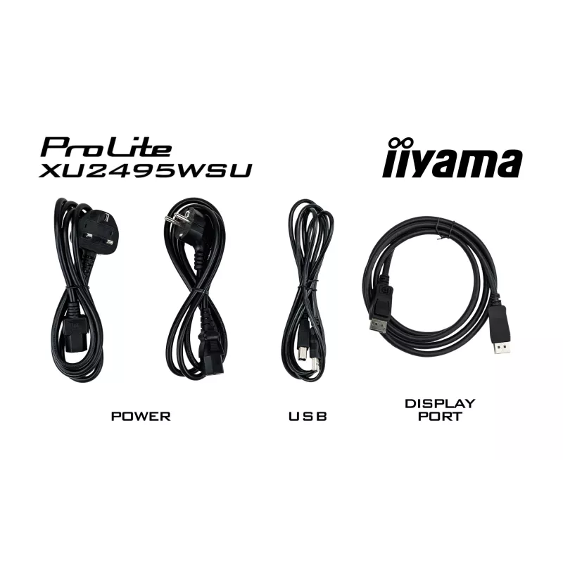 iiyama ProLite XU2495WSU-B7 datora monitors 61 cm (24 collas) 1920 x 1200 pikseļi WUXGA LED melns