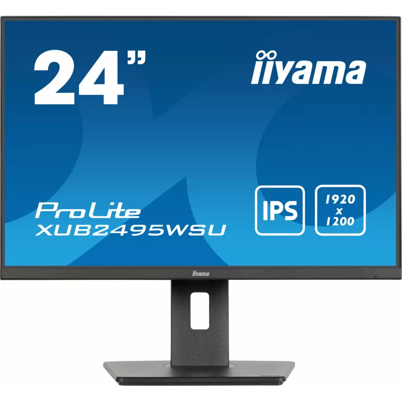iiyama ProLite XUB2495WSU-B7 datora monitors 61,2 cm (24,1 collu) 1920 x 1200 pikseļi WUXGA LED Melns