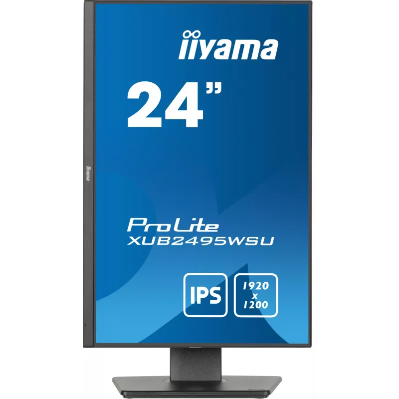 iiyama ProLite XUB2495WSU-B7 datora monitors 61,2 cm (24,1 collu) 1920 x 1200 pikseļi WUXGA LED Melns