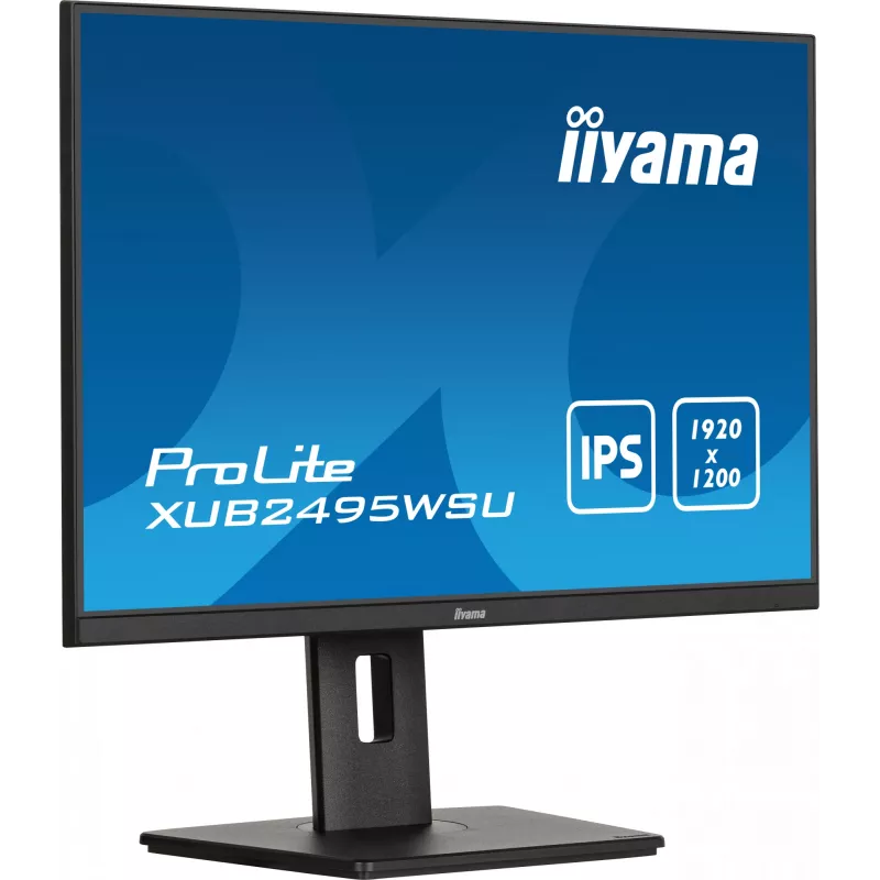 iiyama ProLite XUB2495WSU-B7 datora monitors 61,2 cm (24,1 collu) 1920 x 1200 pikseļi WUXGA LED Melns