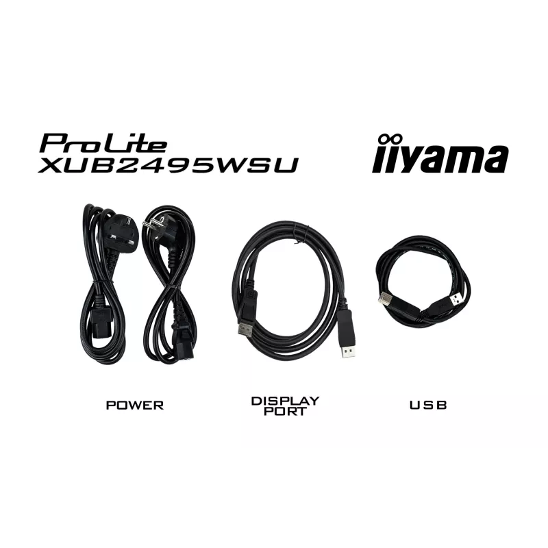 iiyama ProLite XUB2495WSU-B7 datora monitors 61,2 cm (24,1 collu) 1920 x 1200 pikseļi WUXGA LED Melns