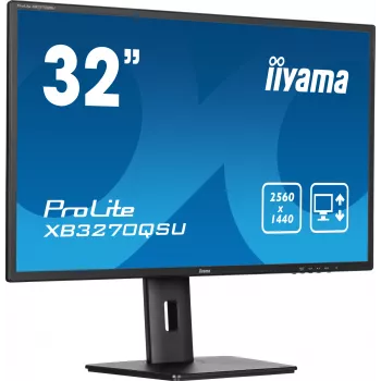 iiyama ProLite XB3270QSU-B1 datora monitors 80 cm (31,5 collu) 2560 x 1440 pikseļi Quad HD LED Melns