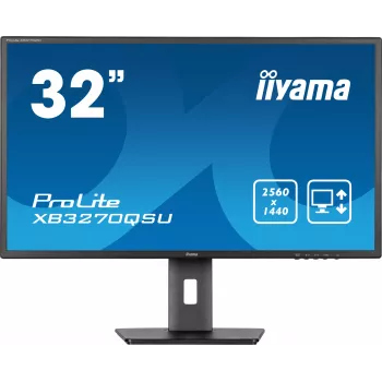iiyama ProLite XB3270QSU-B1 datora monitors 80 cm (31,5 collu) 2560 x 1440 pikseļi Quad HD LED Melns