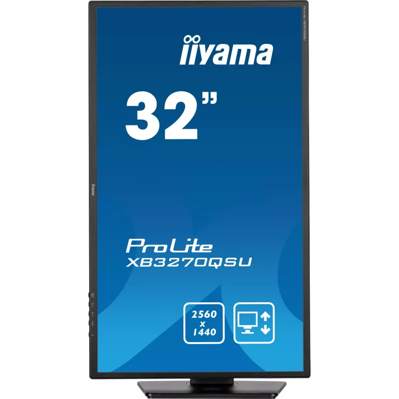 iiyama ProLite XB3270QSU-B1 datora monitors 80 cm (31,5 collu) 2560 x 1440 pikseļi Quad HD LED Melns