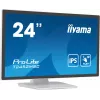 iiyama ProLite T2452MSC-W1 datora monitors 61 cm (24 collas) 1920 x 1080 pikseļi Full HD LCD Skārienekrāns Vairāku lietotāju Balts