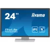 iiyama ProLite T2452MSC-W1 datora monitors 61 cm (24 collas) 1920 x 1080 pikseļi Full HD LCD Skārienekrāns Vairāku lietotāju Balts
