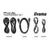 iiyama ProLite T2452MSC-W1 datora monitors 61 cm (24 collas) 1920 x 1080 pikseļi Full HD LCD Skārienekrāns Vairāku lietotāju Balts