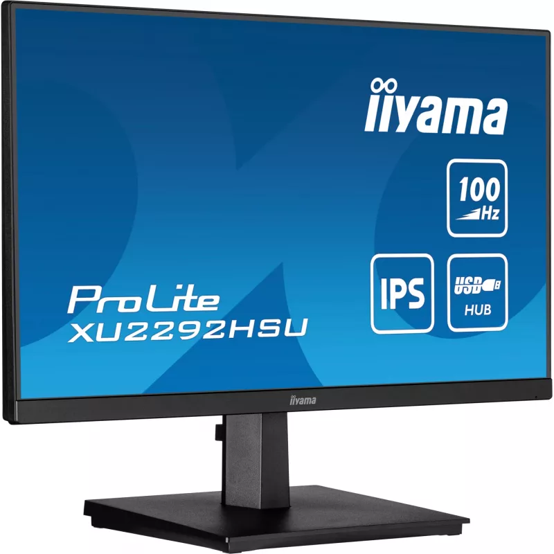 iiyama ProLite XU2292HSU-B6 datora monitors 54.6 cm (21.5 collas) 1920 x 1080 pikseļi Full HD LED Melns
