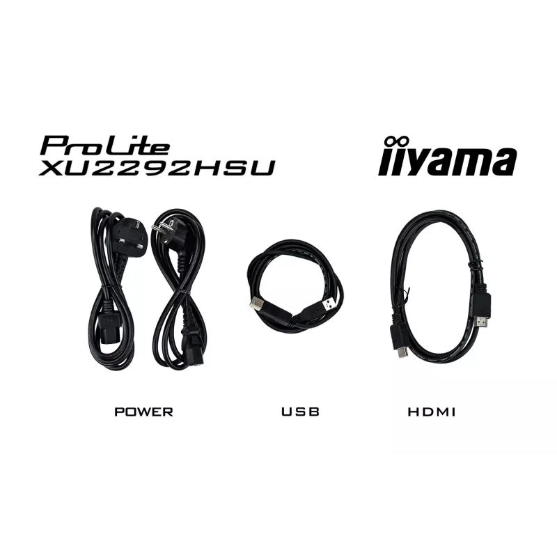 iiyama ProLite XU2292HSU-B6 datora monitors 54.6 cm (21.5 collas) 1920 x 1080 pikseļi Full HD LED Melns