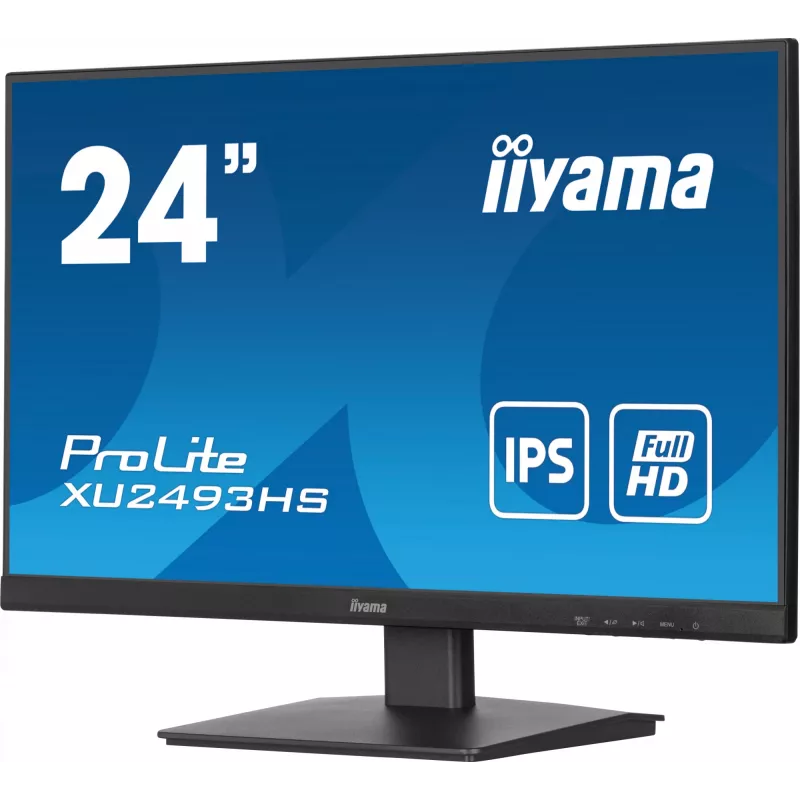 iiyama ProLite XU2493HS-B6 datora monitors 60.5 cm (23.8 colli) 1920 x 1080 pikseļi Full HD LED Melns