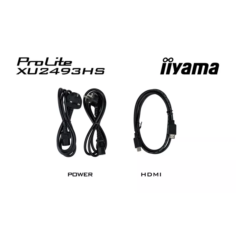 iiyama ProLite XU2493HS-B6 datora monitors 60.5 cm (23.8 colli) 1920 x 1080 pikseļi Full HD LED Melns