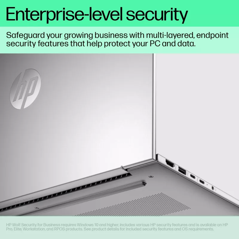 HP ProBook 460 G11 Intel Core Ultra 5 125U klēpjdators 40,6 cm (16 collu) WUXGA 16 GB DDR5-SDRAM 512 GB SSD Wi-Fi 6E (802.11ax) Windows 11 Pro AI PC sudraba krāsā