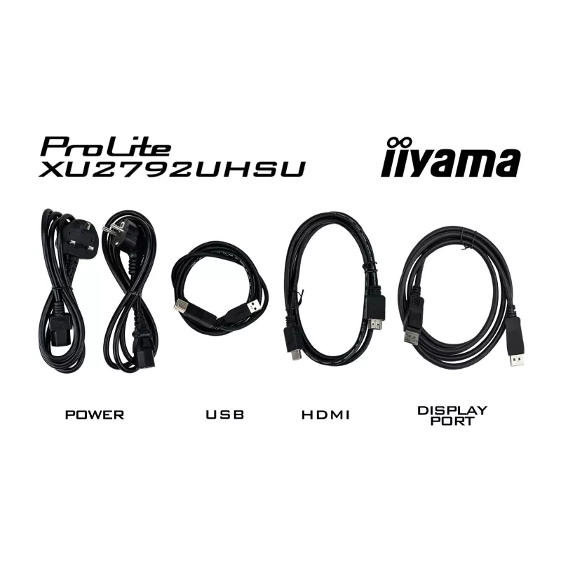 iiyama ProLite XU2792UHSU-B6 datora monitors 68.6 cm (27 collas) 3840 x 2160 pikseļi 4K Ultra HD LED Melns