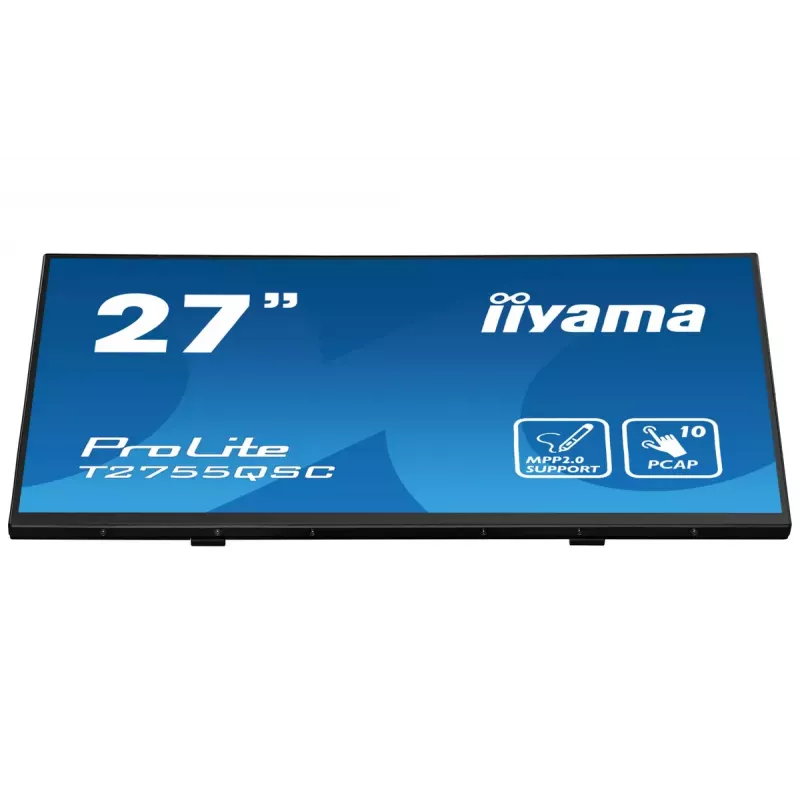 iiyama ProLite T2755QSC-B1 datora monitors 68,6 cm (27 colli) 2560 x 1440 pikseļi Quad HD LCD skārienekrāns Melns
