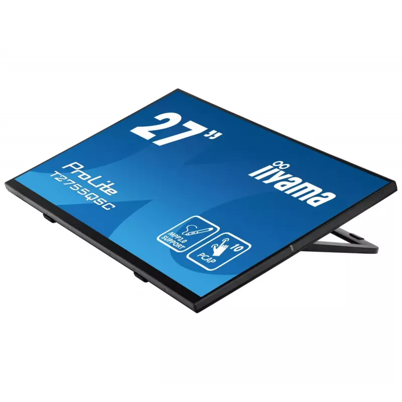 iiyama ProLite T2755QSC-B1 datora monitors 68,6 cm (27 colli) 2560 x 1440 pikseļi Quad HD LCD skārienekrāns Melns