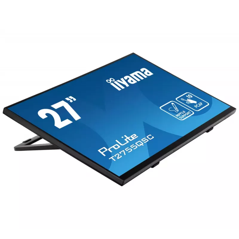 iiyama ProLite T2755QSC-B1 datora monitors 68,6 cm (27 colli) 2560 x 1440 pikseļi Quad HD LCD skārienekrāns Melns