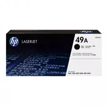 HP 49A melna oriģinālā LaserJet tonera kasetne, 2500 lapas, Melna, 1 gab.