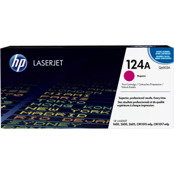 HP 124A fuksīna oriģinālā LaserJet tonera kasetne, 2000 lapaspuses, fuksīna, 1 gab.