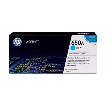 HP 650A Cyan Original LaserJet Tonera kasetne
