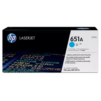 HP 651A ciāna oriģinālā LaserJet tonera kasetne, 16000 lapas, ciāna, 1 gab.