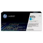 HP 651A ciāna oriģinālā LaserJet tonera kasetne, 16000 lapas, ciāna, 1 gab.