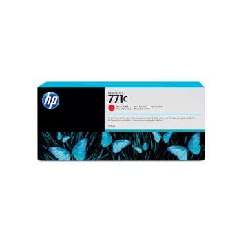 HP 771C 775 ml Chromatic Red DesignJet tintes kasetne, HP DesignJet Z6200 Photo Printer sērija, termiskā tintes druka, Singapūra, 324 mm, 120 mm, 64 mm