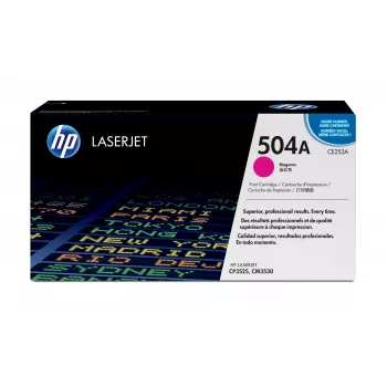 HP 504A fuksīna Oriģināls LaserJet tonera kasetne, 7000 lapas, fuksīna, 1 gab.