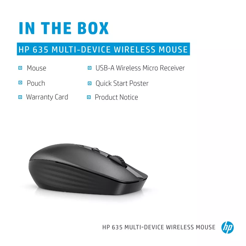 Pele HP 635 Multi-Device Wireless RF Wireless + Bluetooth