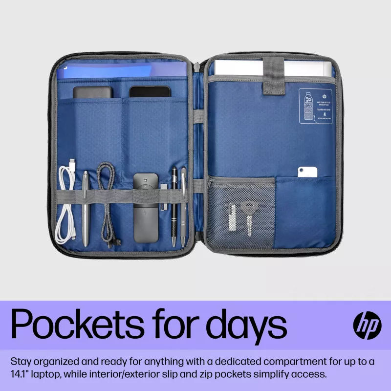 HP Renew Executive 14 collu klēpjdatora uzmava, 35,8 cm, vienkrāsaina