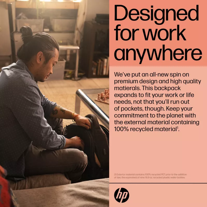 HP Renew Executive 16 collu klēpjdatora mugursoma, mugursoma, 40,9 cm (16,1 colla), 890 g