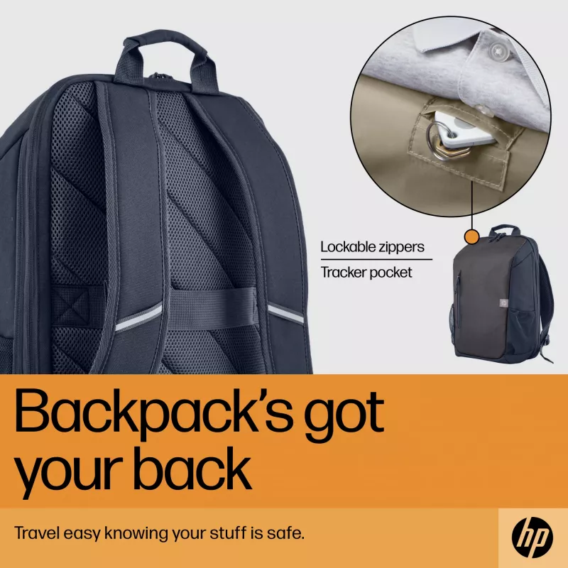 HP Travel 18 litru 15.6 Iron pelēka klēpjdatora mugursoma