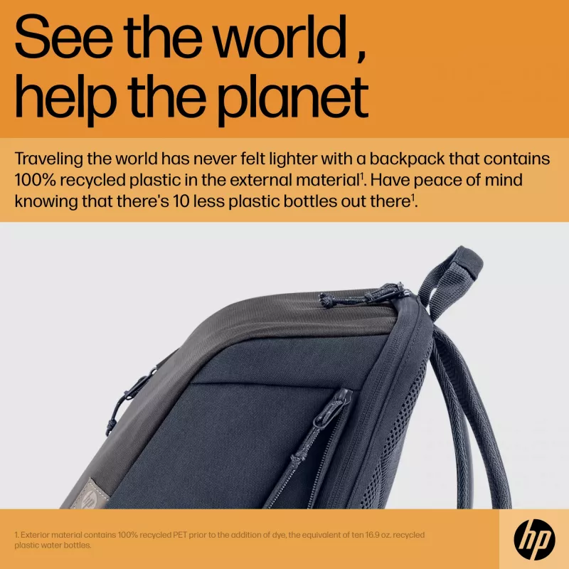 HP Travel 18 litru 15.6 Iron pelēka klēpjdatora mugursoma