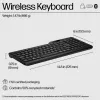 HP 475 Dual-Mode bezvadu tastatūra, pilna izmēra (100%), bezvadu, RF bezvadu + Bluetooth, membrānas, melna