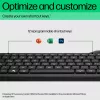 HP 475 Dual-Mode bezvadu tastatūra, pilna izmēra (100%), bezvadu, RF bezvadu + Bluetooth, membrānas, melna