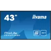 iiyama PROLITE LE4341S-B2 Digital signage plakanā paneļa displejs 108 cm (42,5 collas) LCD 350 cd/m² Full HD Melns 18/7