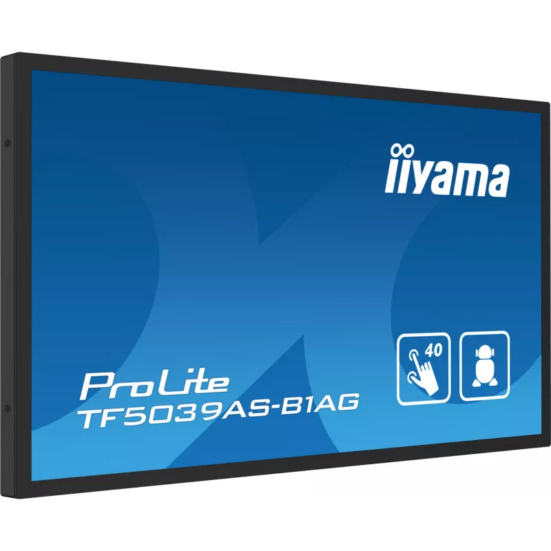 iiyama TF5039AS-B1AG datora monitors 125,7 cm (49,5 collu) 3840 x 2160 pikseļi 4K Ultra HD LED skārienekrāns Melns