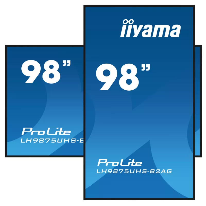 Digitālās izkārtnes plakanais panelis iiyama LH9875UHS-B2AG 97,5 collu LED 4K Ultra HD 3840 x 2160
