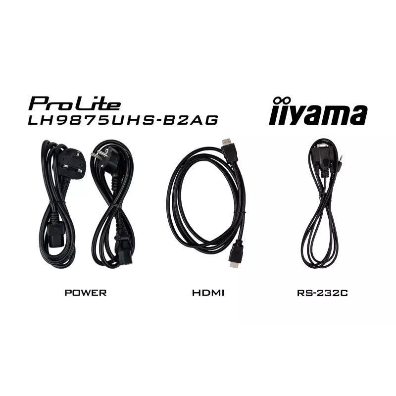 Digitālās izkārtnes plakanais panelis iiyama LH9875UHS-B2AG 97,5 collu LED 4K Ultra HD 3840 x 2160