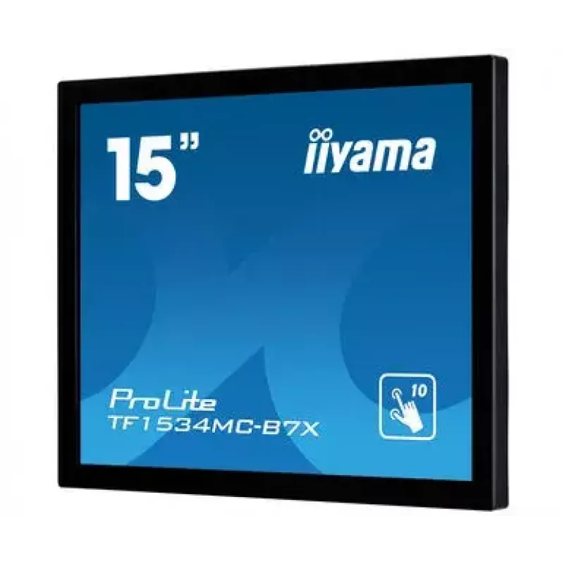 iiyama TF1534MC-B7X datora monitors 38,1 cm (15 colli) 1024 x 768 pikseļi XGA LED Skārienekrāns Vairāku lietotāju Melns