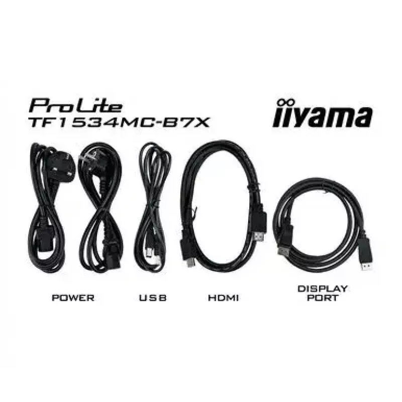 iiyama TF1534MC-B7X datora monitors 38,1 cm (15 colli) 1024 x 768 pikseļi XGA LED Skārienekrāns Vairāku lietotāju Melns