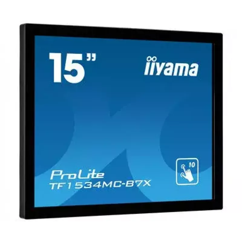 iiyama TF1534MC-B7X datora monitors 38,1 cm (15 colli) 1024 x 768 pikseļi XGA LED Skārienekrāns Vairāku lietotāju Melns