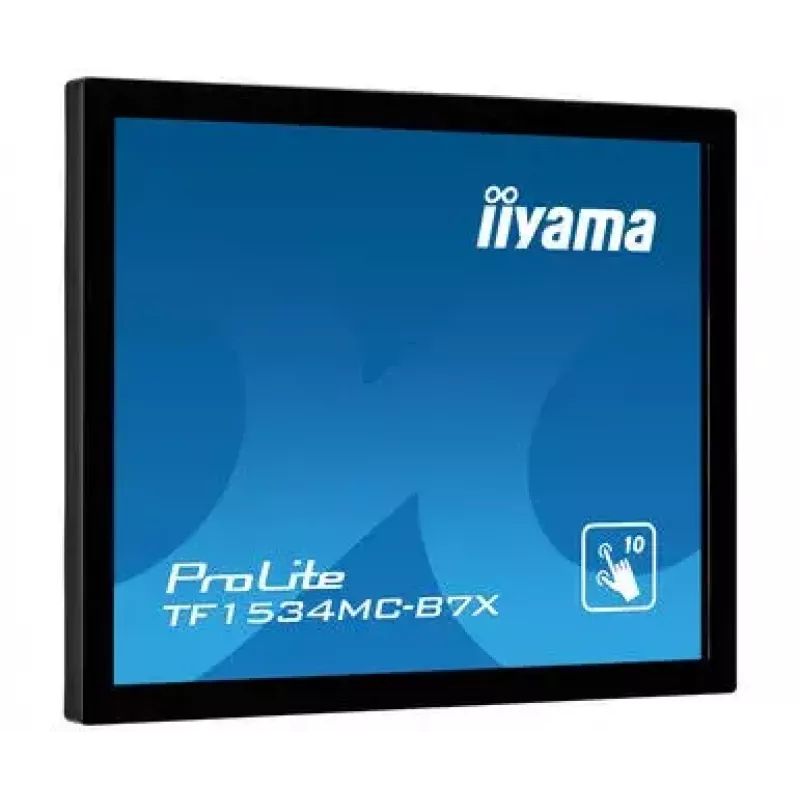 iiyama TF1534MC-B7X datora monitors 38,1 cm (15 colli) 1024 x 768 pikseļi XGA LED Skārienekrāns Vairāku lietotāju Melns