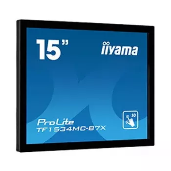iiyama TF1534MC-B7X datora monitors 38,1 cm (15 colli) 1024 x 768 pikseļi XGA LED Skārienekrāns Vairāku lietotāju Melns