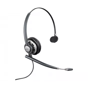 HP Poly EncorePro HW710 Single Ear Headset +Carry Case +Quick Disconnect, 53 g